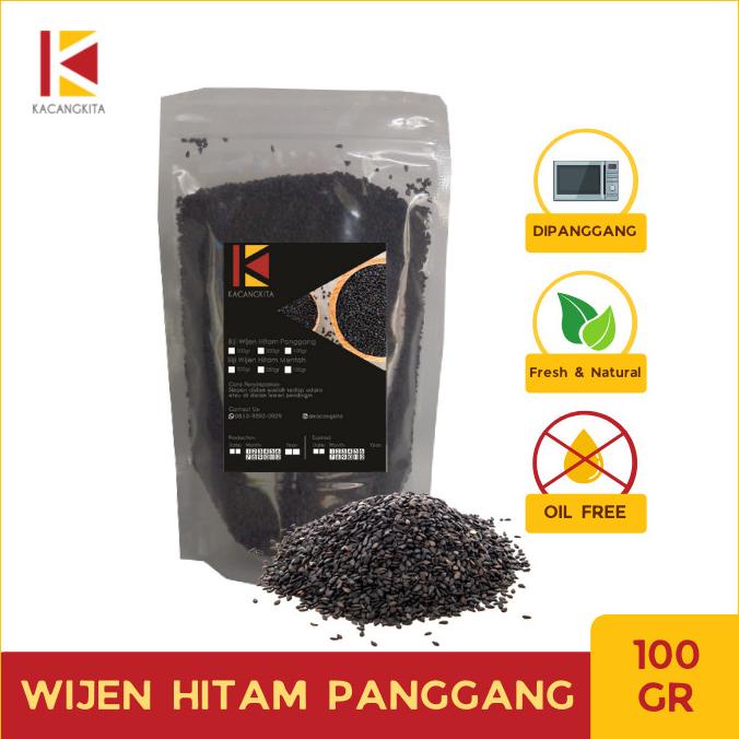 

TURUN HARGA Biji Wijen Hitam Panggang - Roasted Black Sesame seed 100gr AP088