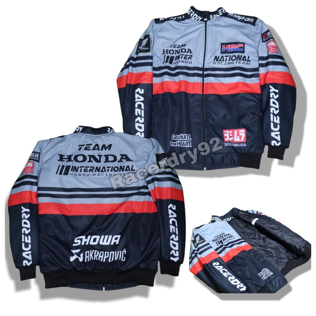 Jaket Nascar Sunmori Team Honda Internasional Jaket Pria