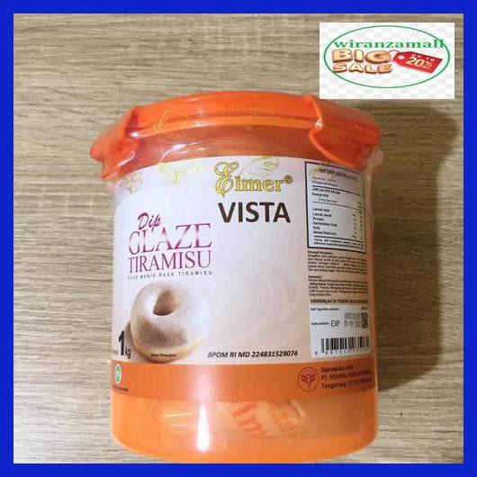 

23Qwe2- Elmer Tiramisu C4 Dip Glaze 1Kg (Packing Pabrik) 9Yk9Kji-