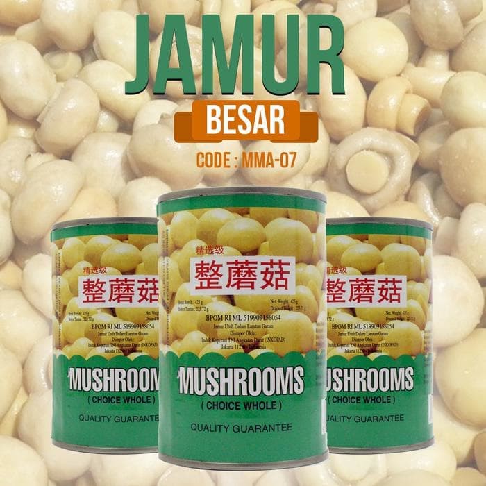 

Obral Murah Jamur Kancing Kaleng Besar Mushrooms Red Boat 425 Gr (Mma-07)
