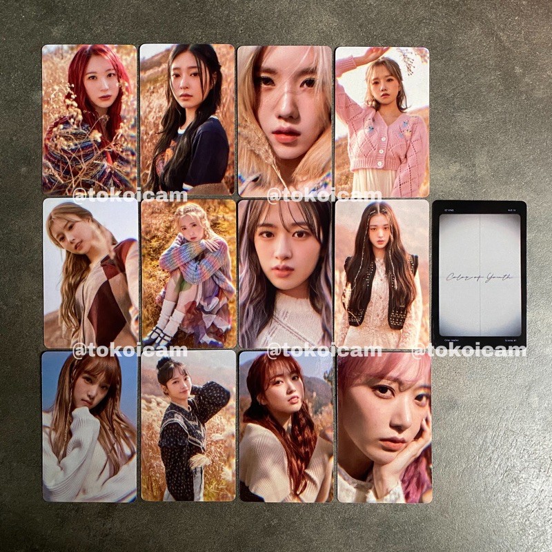 PHOTOCARD IZ*ONE ONE-REELER SCENE 1 Color Of Youth (By @tokoicam) Minju Sakura Yujin Chaewon IZONE