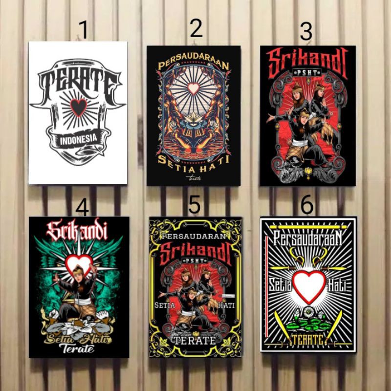 PAJANGAN PENCAK SILAT PSHT