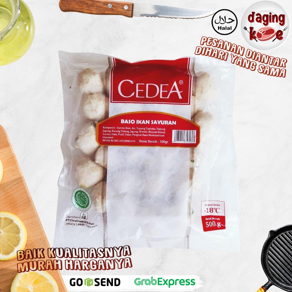 

BAKSO IKAN SAYUR CEDEA 500 gram DK107