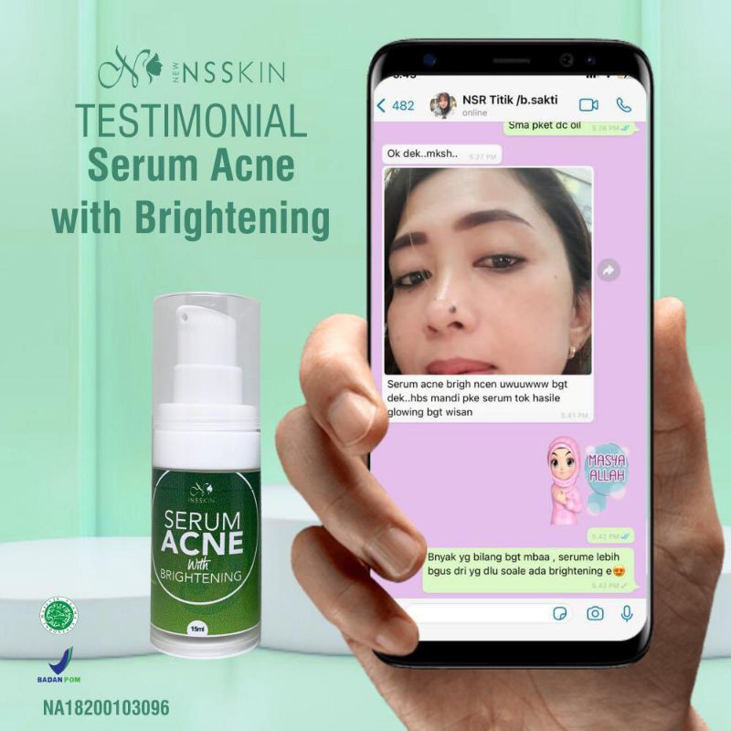Serum Acne Brightening New Ns Skin