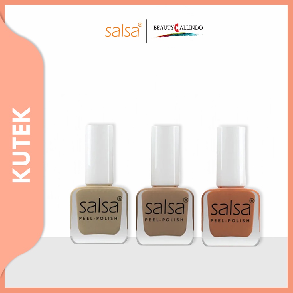 Salsa Nail Peel Polish - Kuteks Halal Pell Off