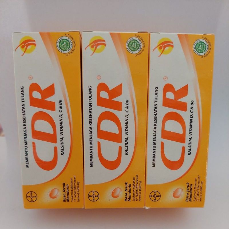 CDR Suplemen Kalsium Tulang ISI 10 tablet