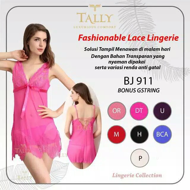 TALLY BAJU TIDUR / LINGERIE 911 I FREE SIZE