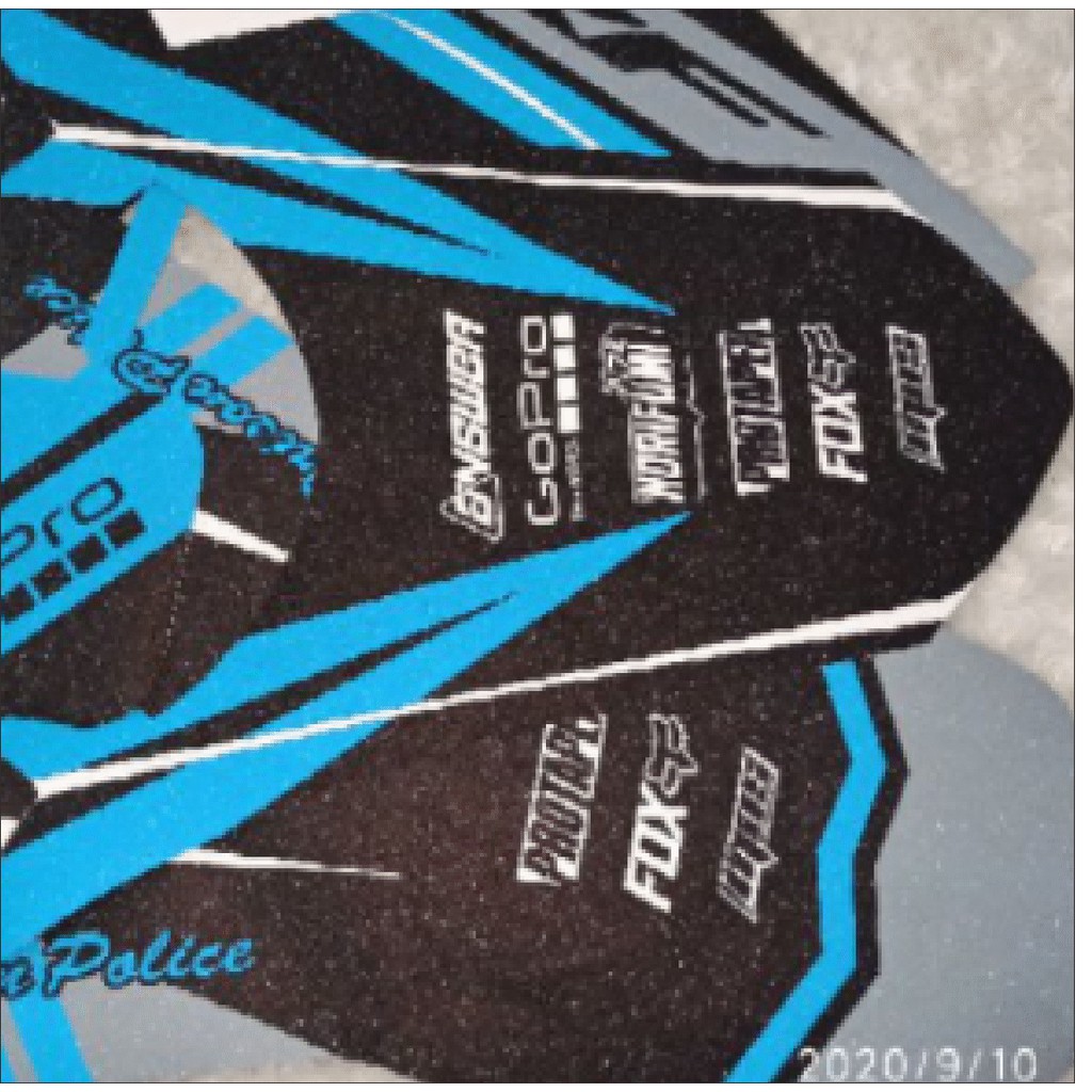 decal crf glitter decal gliter klx dtracker, klx bf, klx s,motif  keren