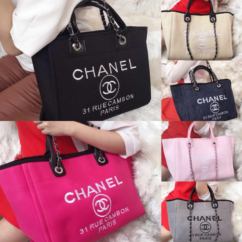 Tas Chanel Canvas Deauville - Cnl1907 (Batam)