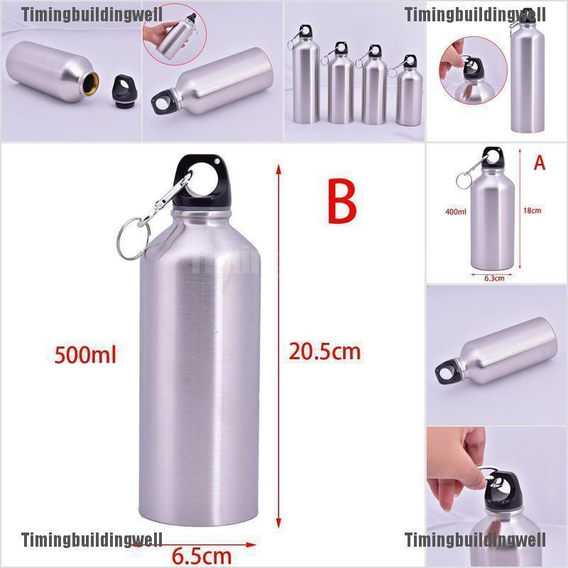 Cycling Sports Stainless Steel Gym Water Bottle Single Wall Vacuum