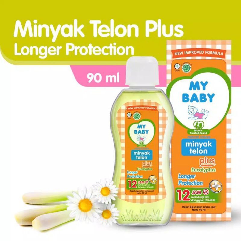 My Baby Minyak Telon Plus Longer Protection 90 ml