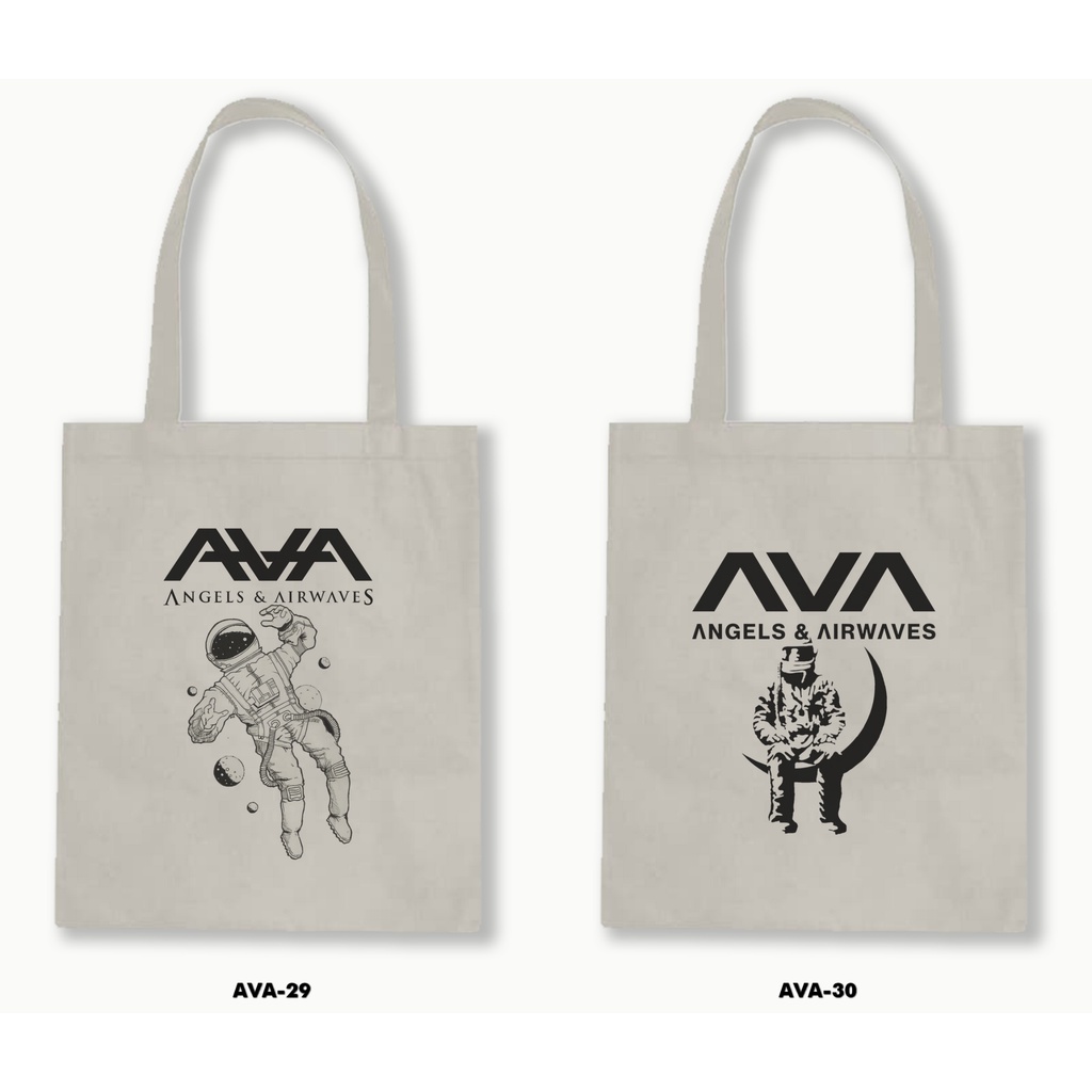 TOTE BAG BLACU - ANGELS AND AIRWAVES 02