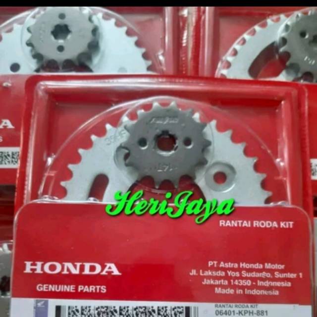 Gear set KPH Kharisma Supra X 125