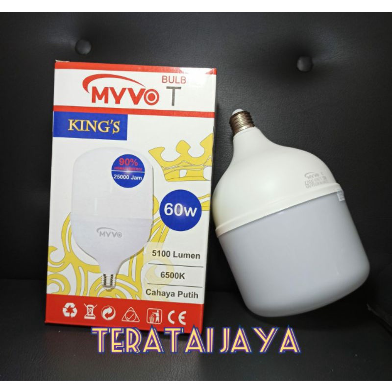 Lampu Led MYVO KING 60 WATT / LAMPU BERKUALITAS sudah Pasti Terang