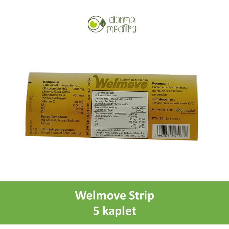 Suplemen makanan Welmove strip WELMOVE