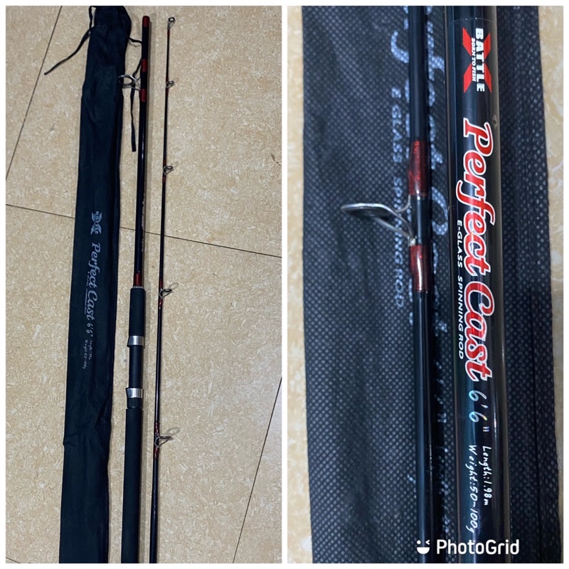 Joran Pancing Murah Panjang 210cm / 198cm Fiber Composite Carbon Hollow X Battle Perfect Cast
