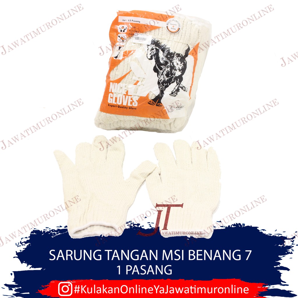 Sarung Tangan Proyek Benang 7 cap KUDA