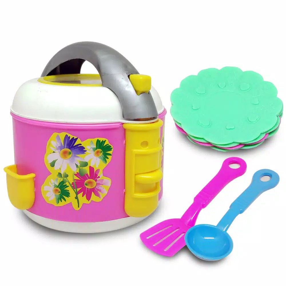 MAINANKEI MAINAN ANAK MASAK MASAKAN MAGICOM SET RICE COOKER