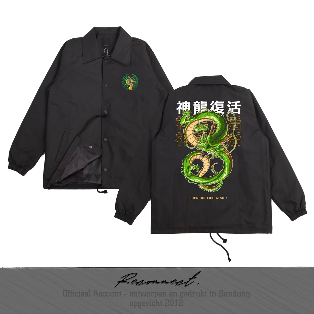 Reconnect Coach Jacket Dragon Ball Shenlong - Unisex