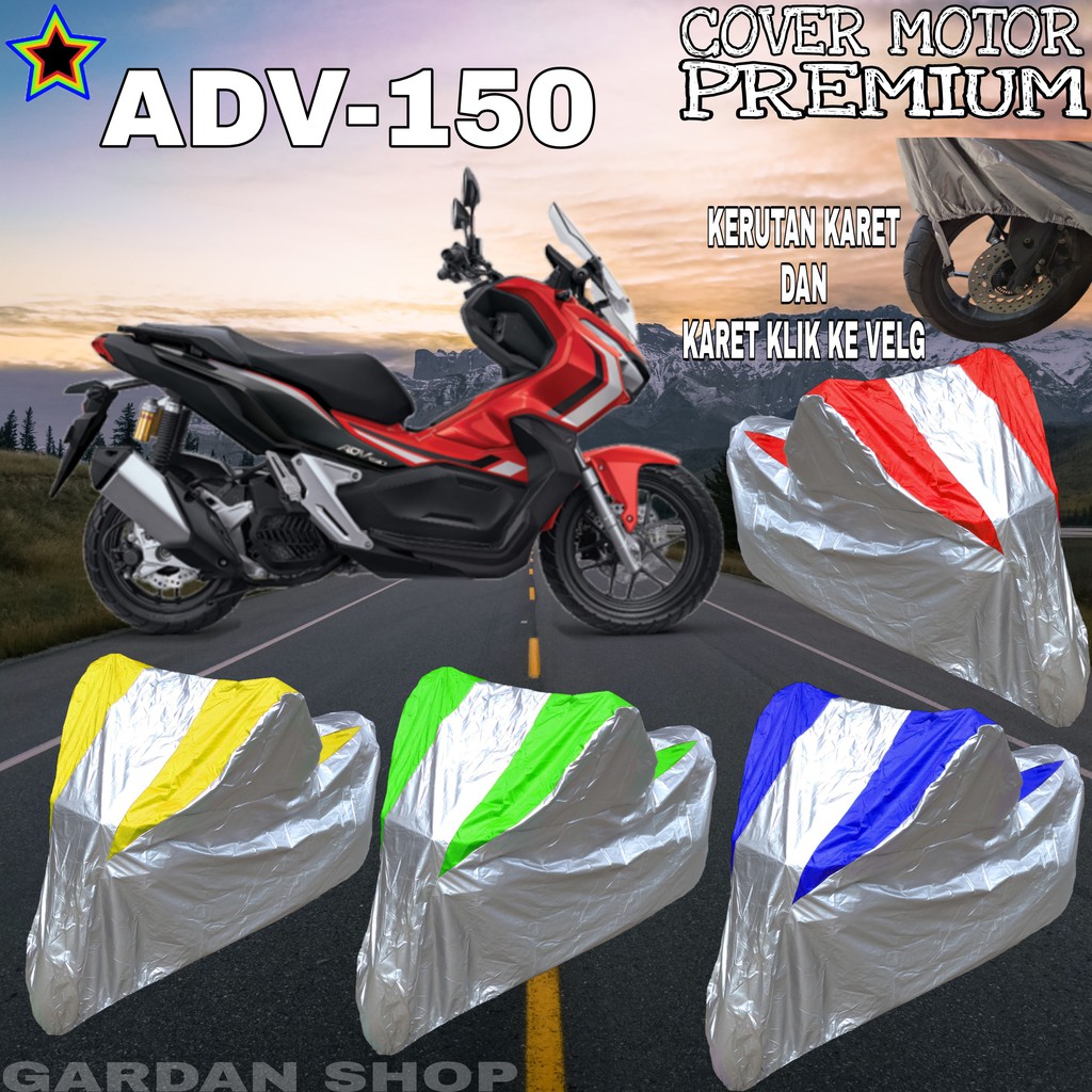 Sarung Motor ADV-150 Silver KOMBINASI Body Cover Adv 150 PREMIUM