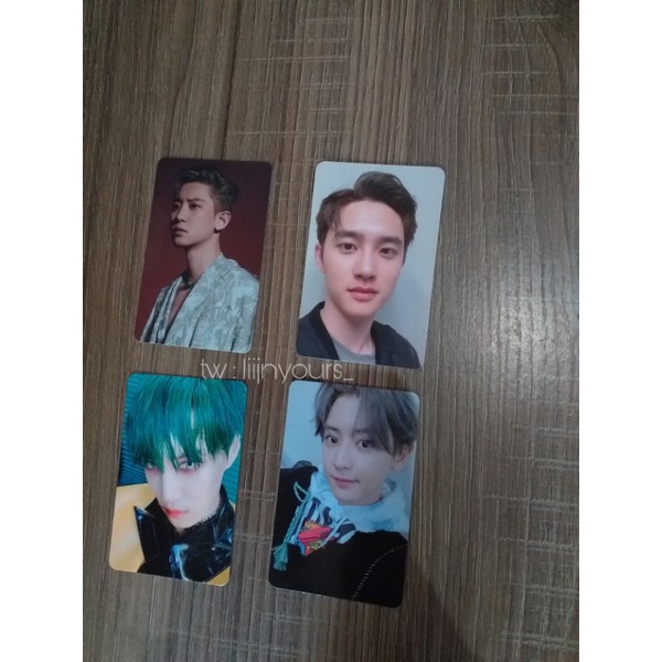 PHOTOCARD EXO CHANYEOL EXPANSION DAN AR, KAI OBSESSION, DO SELCA AR JEWEL CASE