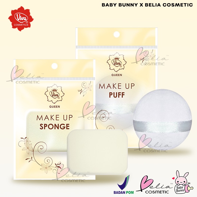 ❤ BELIA ❤ Viva Puff Sponge Rembuk Bedak Spons | BABY BUNNY