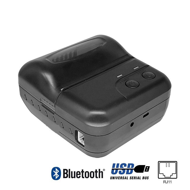 Printer Thermal Bluetooth 80mm C80MP RJ11 + BLUETOOTH / 2,600mAh 7.4V