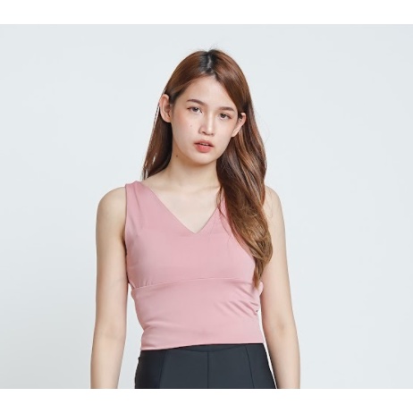 MODAVIE - EVE TANK TOP Crop Top Atasan Wanita Tanktop V-Neck