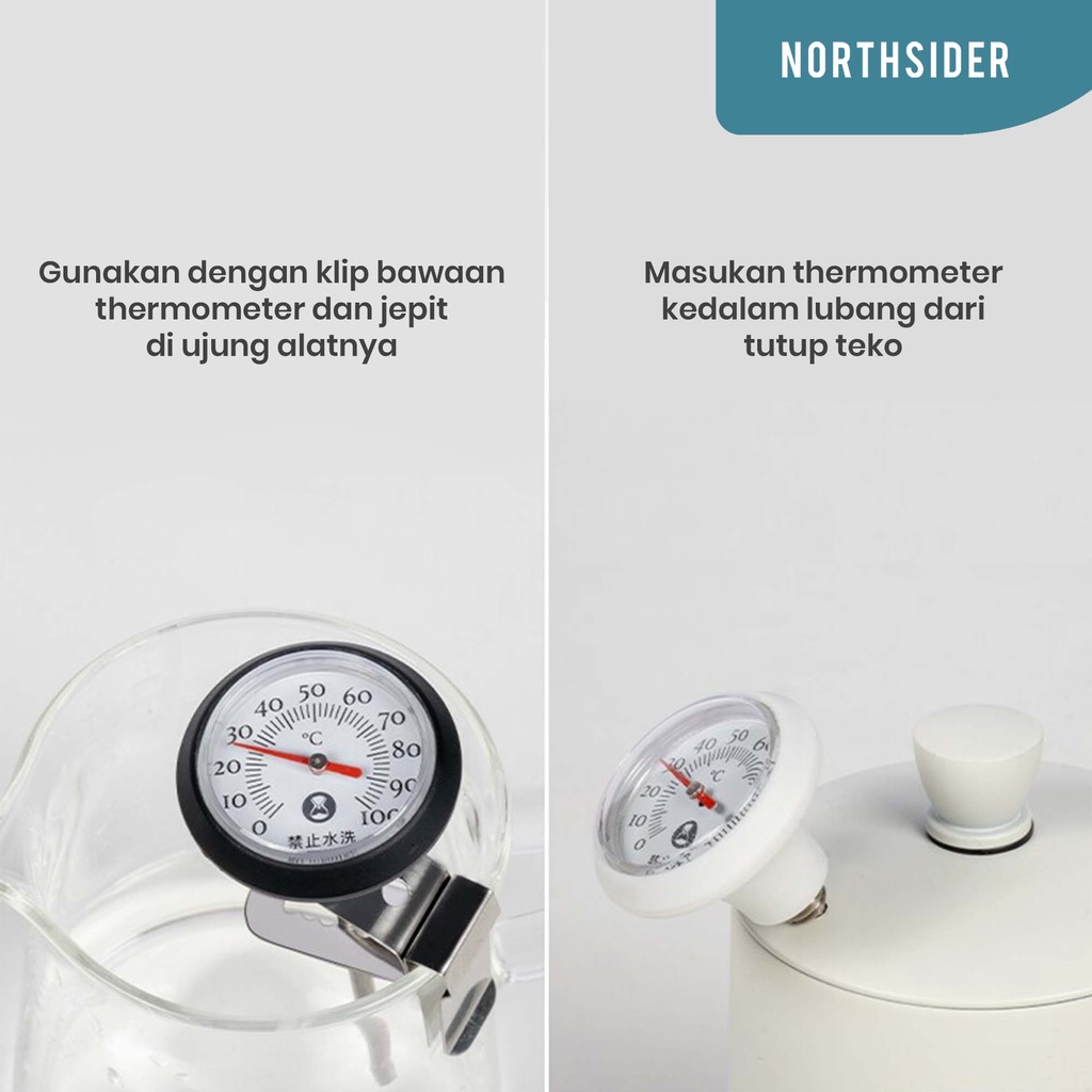 TIMEMORE COFFEE THERMOMETER STICK | THERMOMETER KOPI ANALOG MANUAL