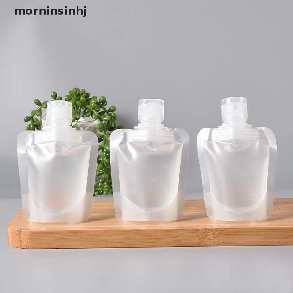 Mornin 5pcs Botol Dispenser Lotion / Kosmetik / Makeup Portable Untuk Travel