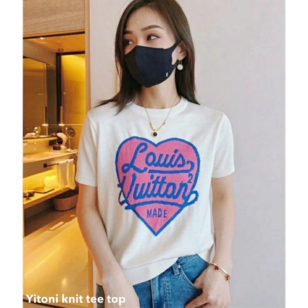 Yitoni knit tee top - Thejanclothes