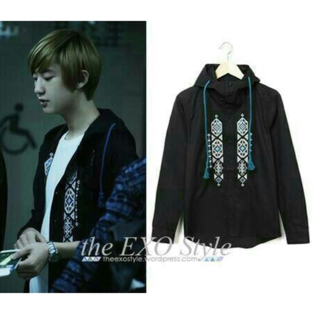 Hoodie KPOP Korea EXO Chanyeol Pattern