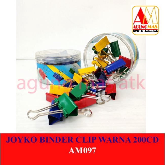 

JOYKO BINDER CLIP WARNA 200 CD