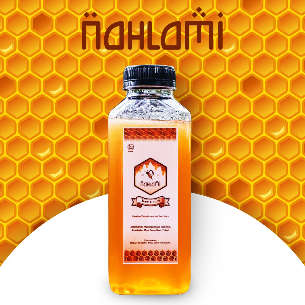 

Madu Murni Nahlami Raw Honey (Madu Mentah) 600 Gram ( Madu Randu , Madu Kopi , Madu Multi Flora )