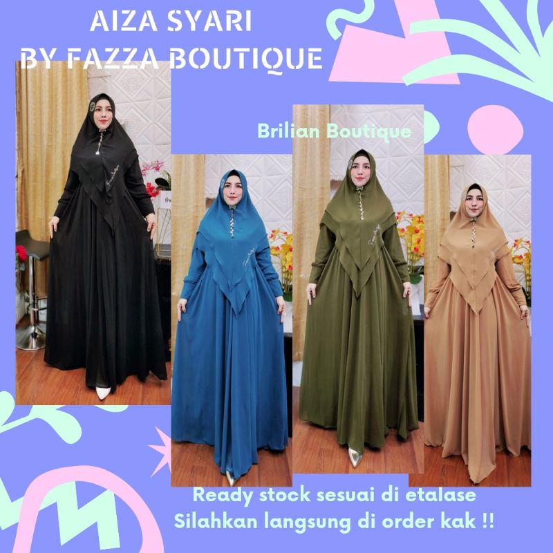 GAMIS AIZA SYARI ORY BY FAZZA BOUTIQUE