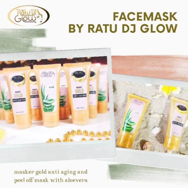 Masker Peel Off Mask & Anti Aging RATU DJ GLOW