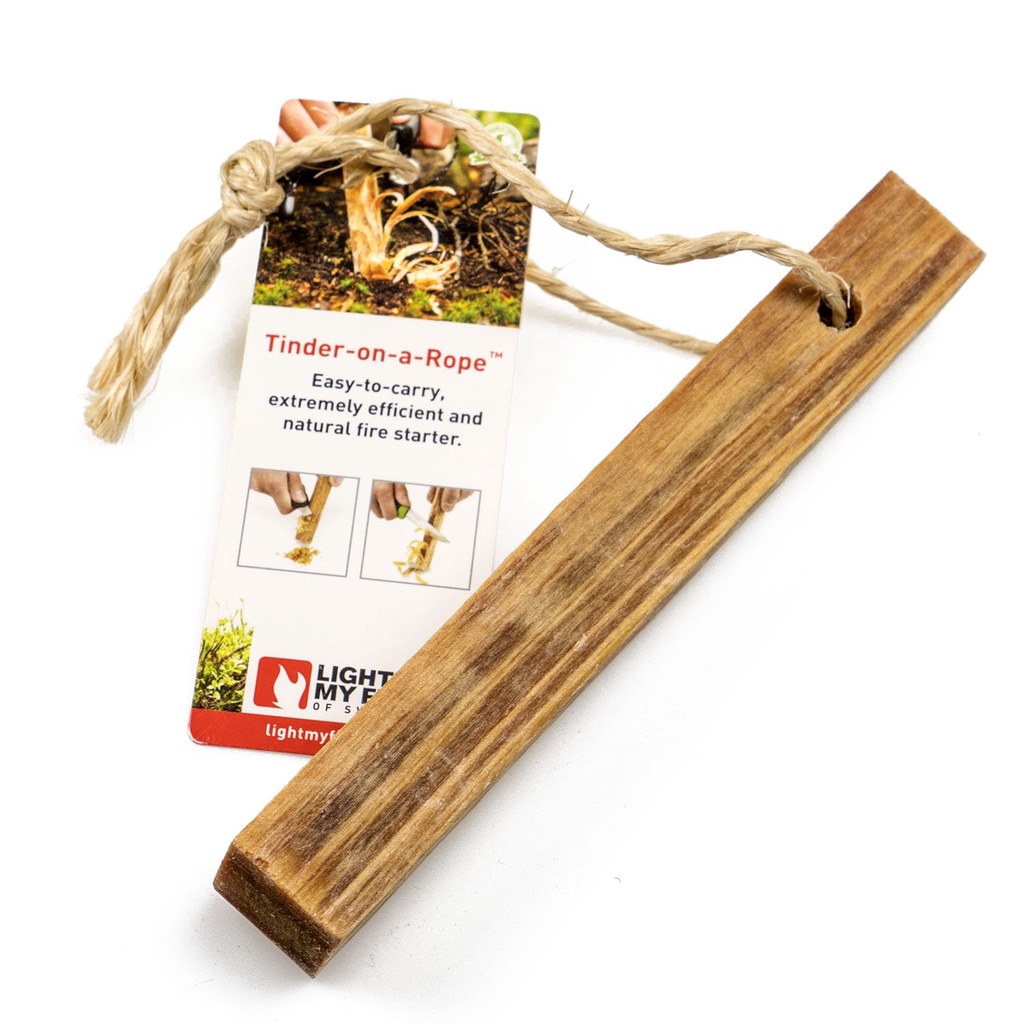 Tinder On a Rope Light My Fire / Kayu Pematik Api Natural Tinder