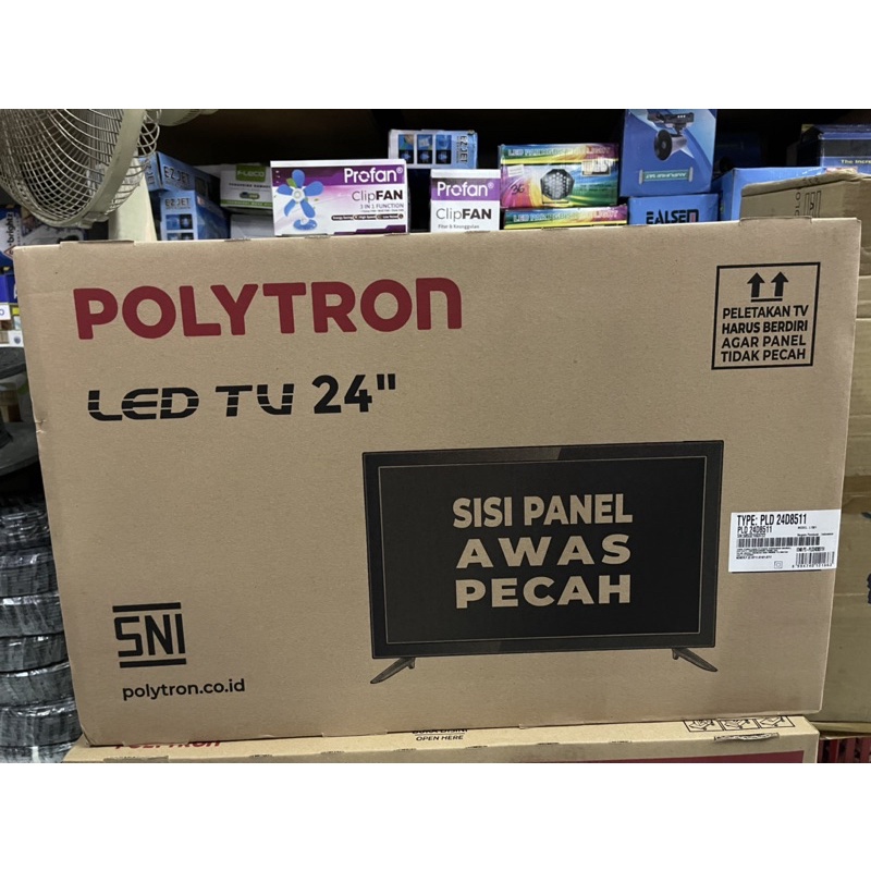 TV LED 24 inch Polytron PLD-24D8511. garansi resmi 5 tahun