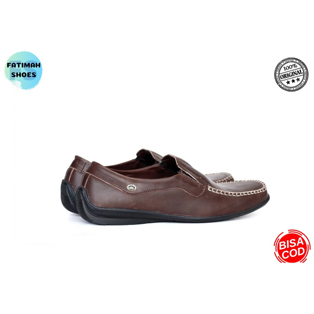 Sepatu Slip On Kulit Pria Original Sepatu Slop Kulit Sepatu Formal Kulit Pria Sepatu Pantofel Pria