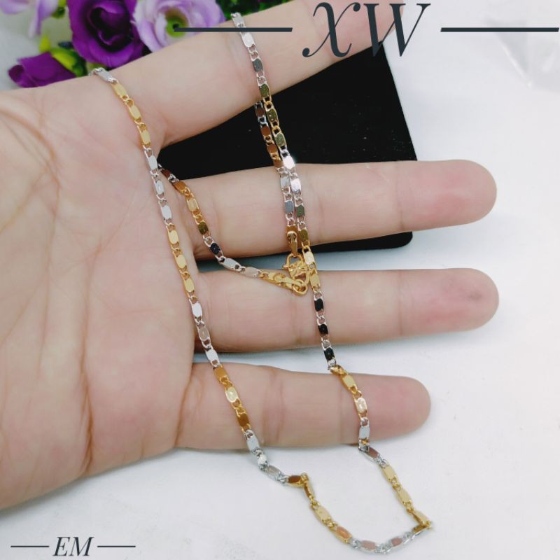 Kalung warna mix 45cm