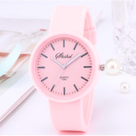 BAJ ✅JAM TANGAN WANITA PRIA COUPLE SHSHD ANALOG RUBBER QUARTZ VINTAGE GROSIR FASHION SH002