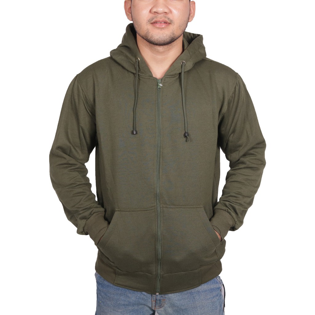 K7 Jaket Hoodie Polos zipper Pria Wanita