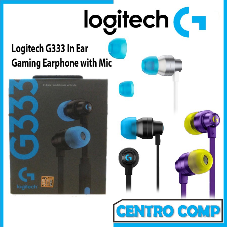 Logitech G333 In Ear Gaming Earphone with Mic - LOGITECH G333