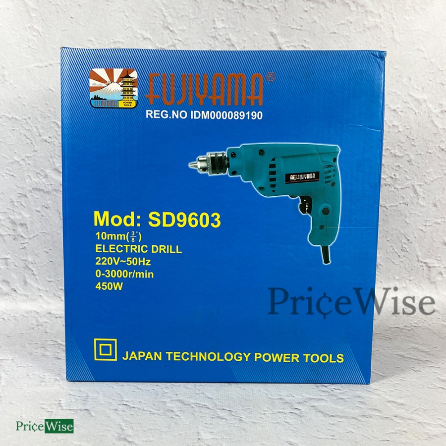 Mesin Bor Listrik 10mm SD9603  Fujiyama / Electric Drill Fujiyama
