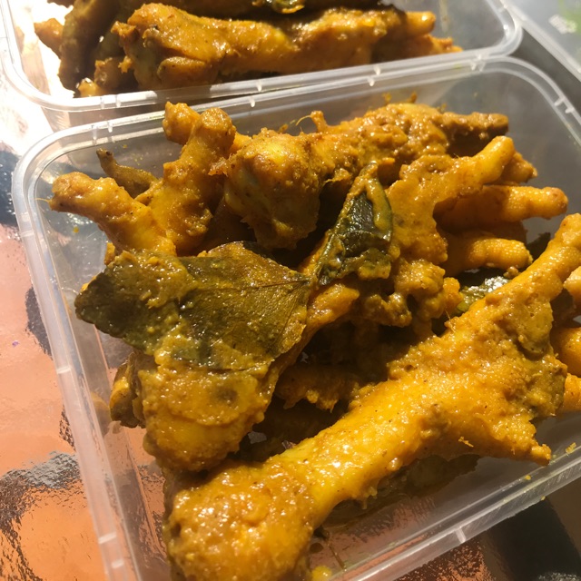 

Ceker ungkep, bumbu ungkep kuning, ayam ungkep