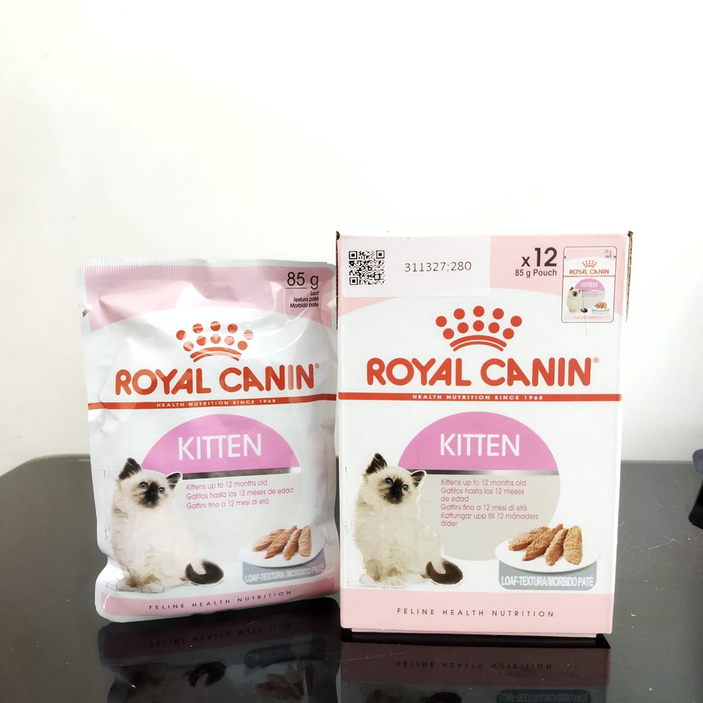 Royal Canin kitten pouch LOAF 85gr makanan basah kucing 85gr