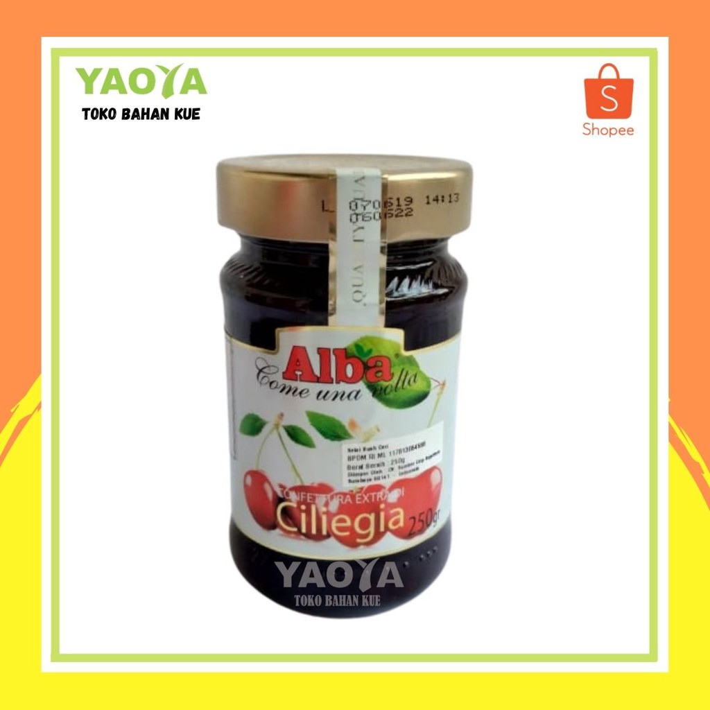

ALBA JAM 250G CHERRY