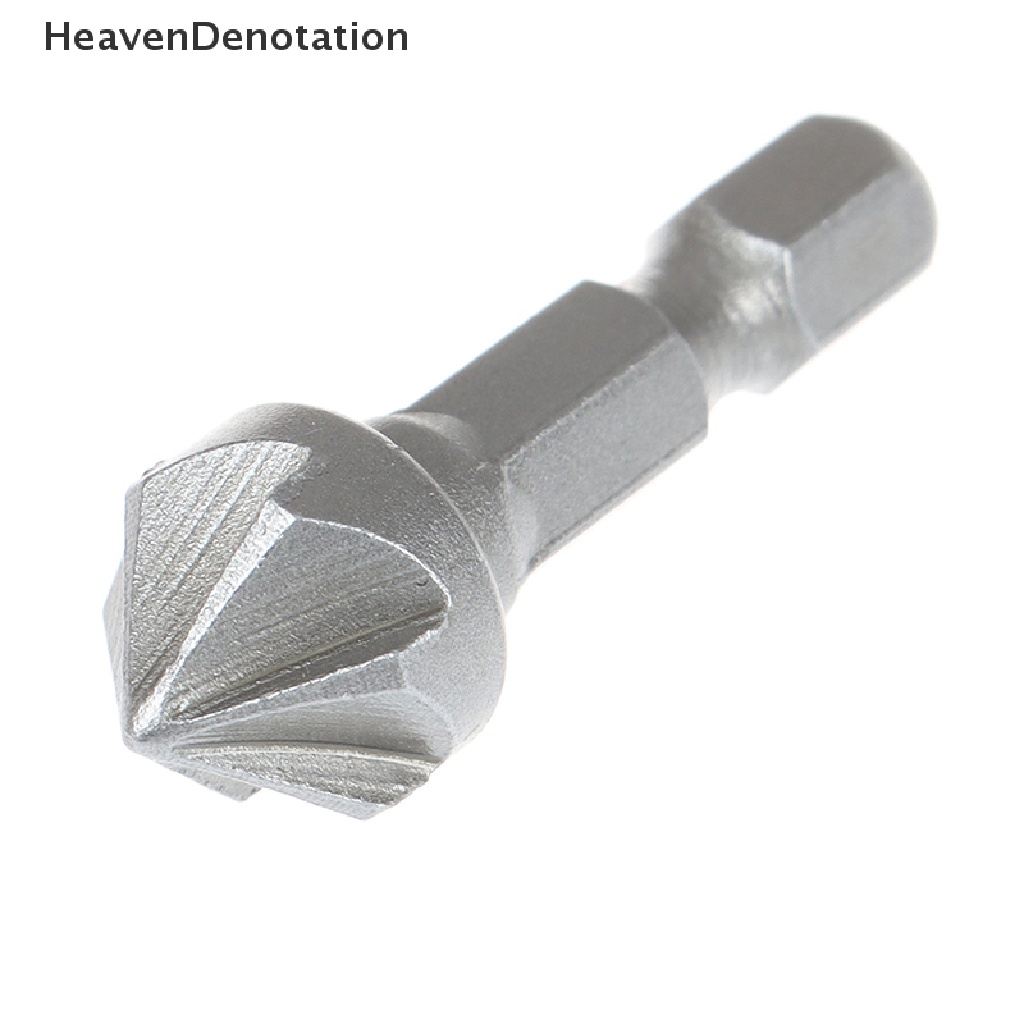 6 Flute Countersink Drill Bit Chamfer Cutting Handle Hexagon Untuk Pengerjaan Kayu