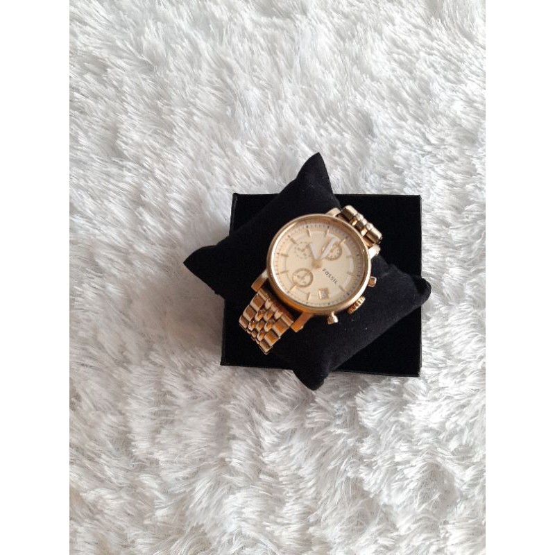 Fossil Boyfriend Gold ES 2197 Watch
