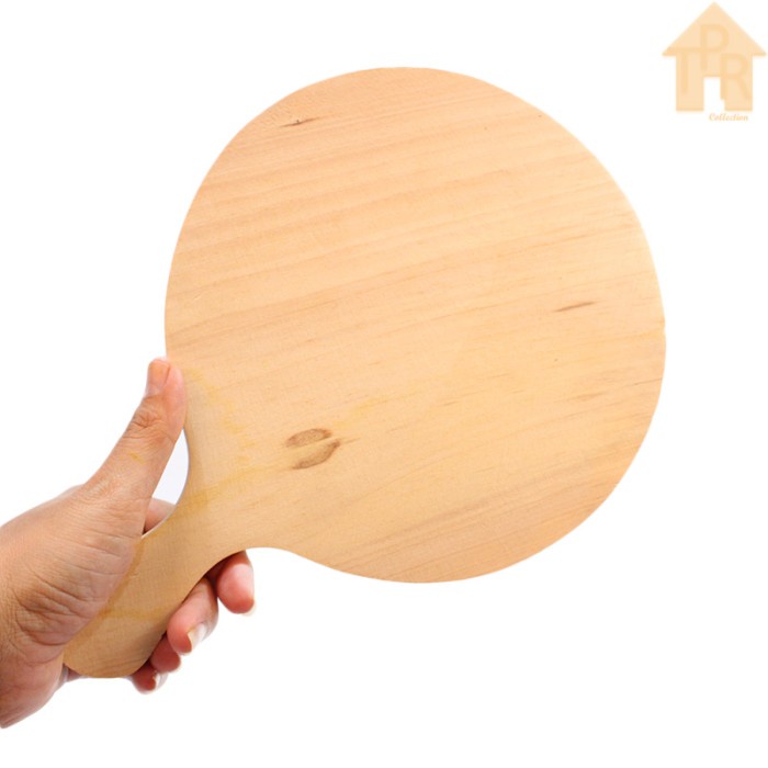 Talenan Kayu Pinus Bulat Pingpong - D18